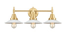 Innovations - 447-3W-SG-G1 - Three Light Bath Vanity - Caden - Satin Gold