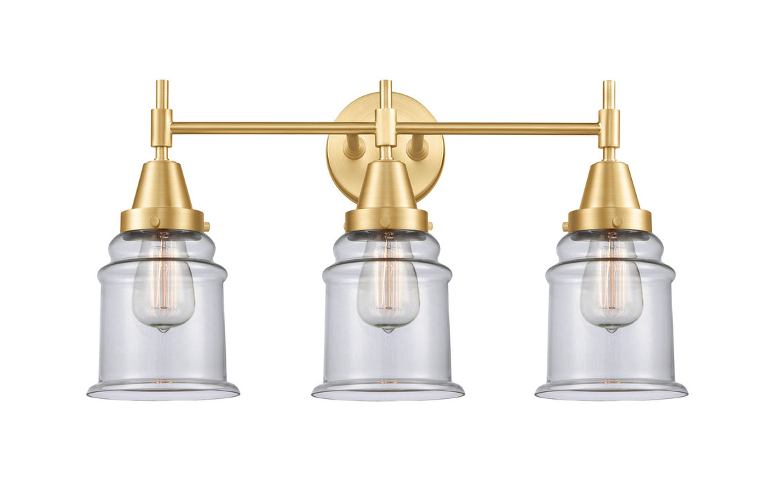 Innovations - 447-3W-SG-G182 - Three Light Bath Vanity - Caden - Satin Gold