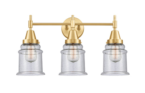 Innovations - 447-3W-SG-G184 - Three Light Bath Vanity - Caden - Satin Gold