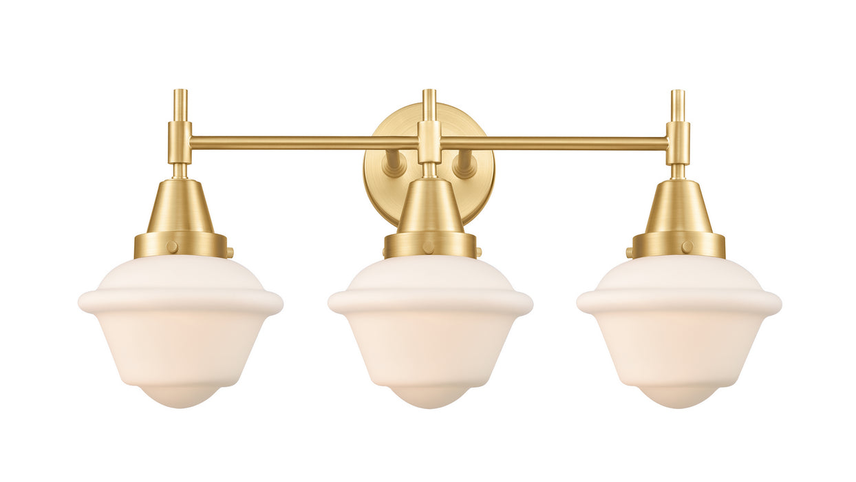 Innovations - 447-3W-SG-G531 - Three Light Bath Vanity - Caden - Satin Gold