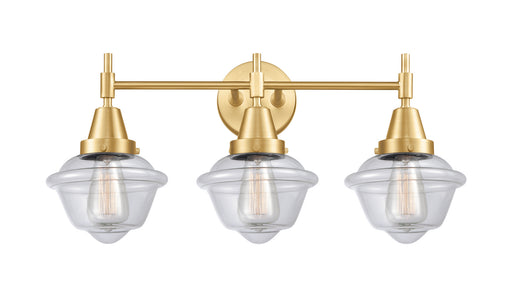 Innovations - 447-3W-SG-G532 - Three Light Bath Vanity - Caden - Satin Gold