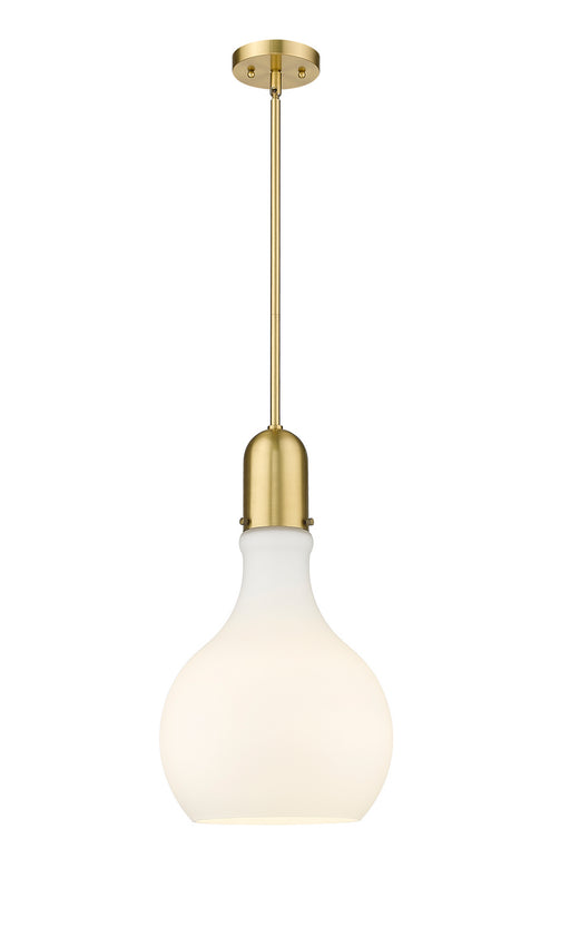 Innovations - 492-1S-SG-G581-12 - One Light Mini Pendant - Auralume - Satin Gold