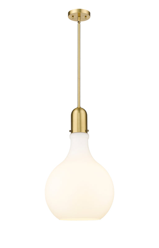 Innovations - 492-1S-SG-G581-14 - One Light Pendant - Auralume - Satin Gold