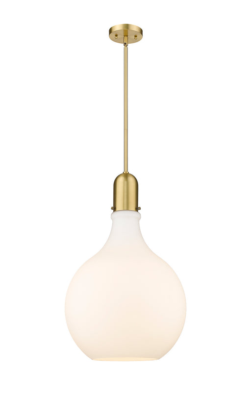 Innovations - 492-1S-SG-G581-16 - One Light Pendant - Auralume - Satin Gold