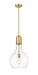 Innovations - 492-1S-SG-G582-12 - One Light Mini Pendant - Auralume - Satin Gold
