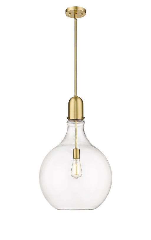 Innovations - 492-1S-SG-G582-16 - One Light Pendant - Auralume - Satin Gold