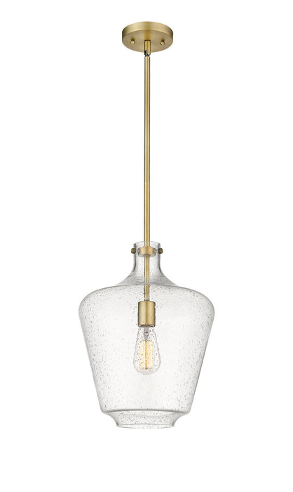 Innovations - 493-1S-BB-G504-12 - One Light Mini Pendant - Norwalk - Brushed Brass