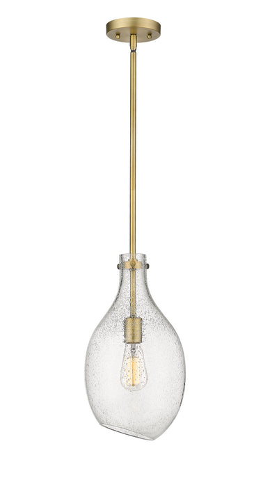 Innovations - 493-1S-BB-G554-9-LED - LED Mini Pendant - Norwalk - Brushed Brass