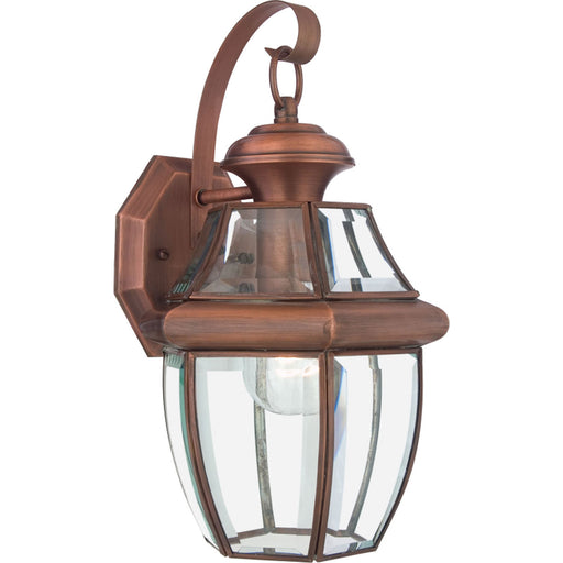 Quoizel - NY8316AC - One Light Outdoor Wall Lantern - Newbury - Aged Copper