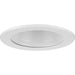 Progress Lighting - P804000-028 - One Light Step Baffle Trim - Satin White