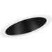 Progress Lighting - P806008-031 - One Light Baffle Trim - Black