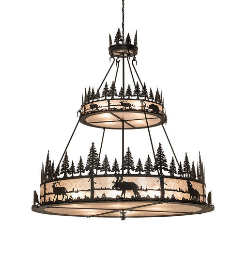 Meyda Tiffany - 251451 - 12 Light Pendant - Wildlife At Dusk