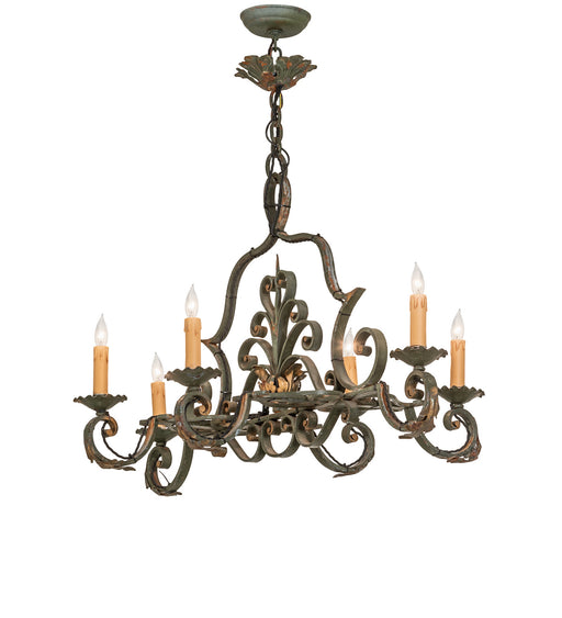 Meyda Tiffany - 254930 - Six Light Chandelier - Rosalie