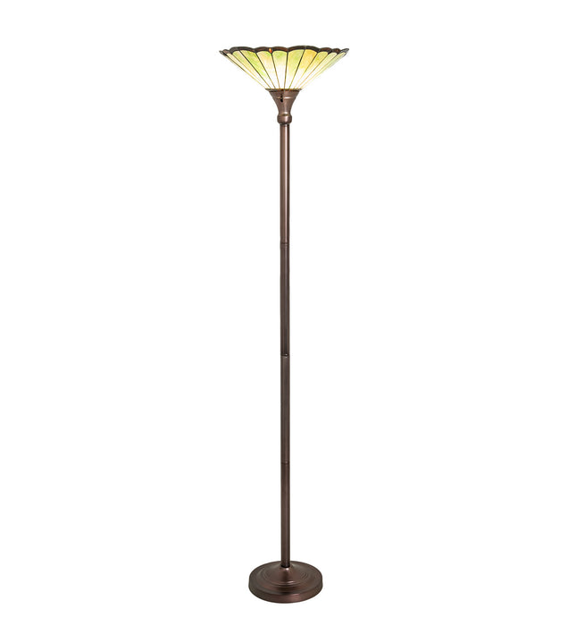 Meyda Tiffany - 255048 - One Light Floor Lamp - Caprice - Mahogany Bronze
