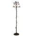 Meyda Tiffany - 255132 - Three Light Floor Lamp - Grey Pond Lily - Mahogany Bronze