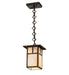 Meyda Tiffany - 255514 - One Light Mini Pendant - Hyde Park - Craftsman Brown