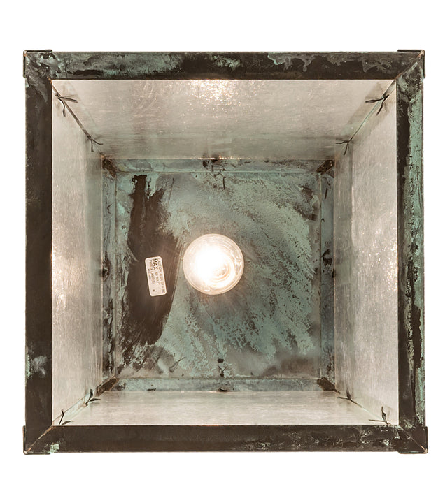 Meyda Tiffany - 255711 - One Light Pendant - Hyde Park - Verdigris