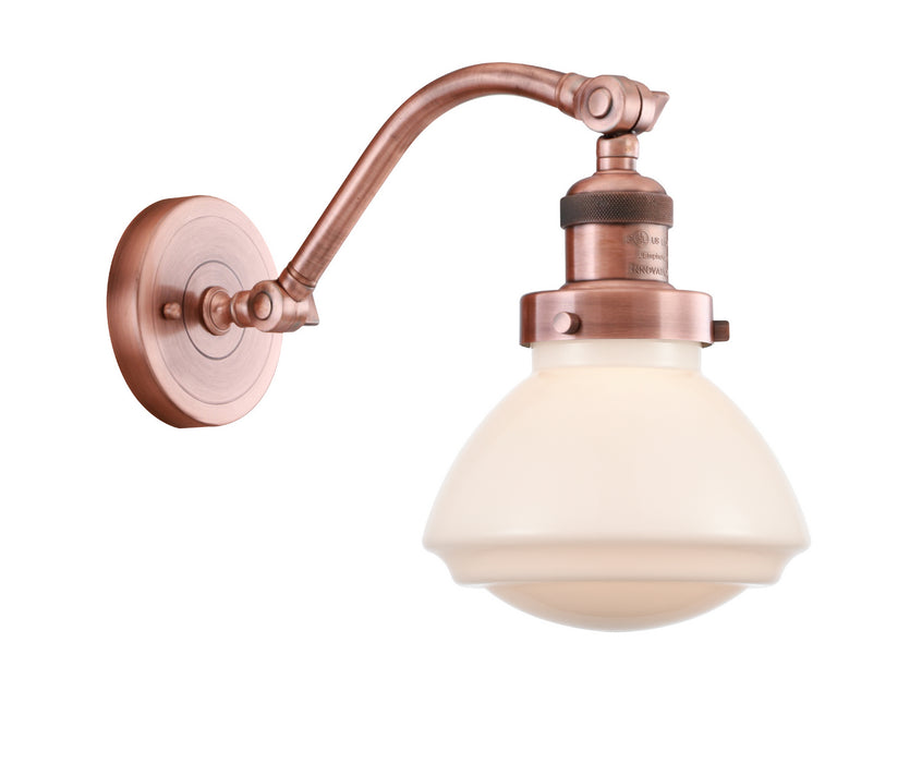 Innovations - 515-1W-AC-G321 - One Light Wall Sconce - Franklin Restoration - Antique Copper