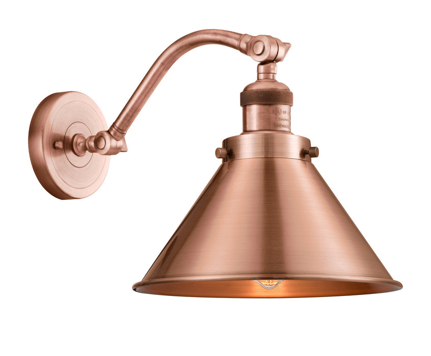 Innovations - 515-1W-AC-M10-AC - One Light Wall Sconce - Franklin Restoration - Antique Copper