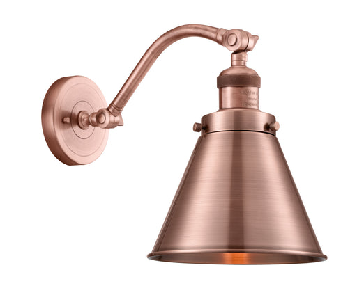 Innovations - 515-1W-AC-M13-AC - One Light Wall Sconce - Franklin Restoration - Antique Copper