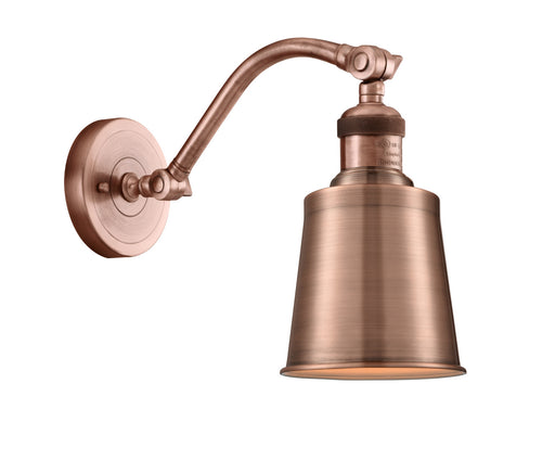 Innovations - 515-1W-AC-M9-AC - One Light Wall Sconce - Franklin Restoration - Antique Copper