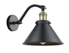 Innovations - 515-1W-BAB-M10-BK-LED - LED Wall Sconce - Franklin Restoration - Black Antique Brass