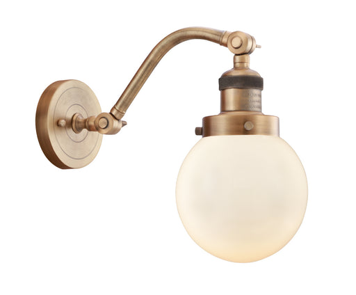 Innovations - 515-1W-BB-G201-6-LED - LED Wall Sconce - Franklin Restoration - Brushed Brass