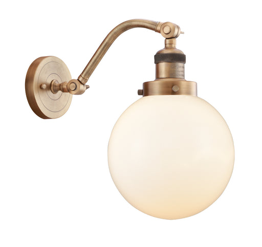 Innovations - 515-1W-BB-G201-8-LED - LED Wall Sconce - Franklin Restoration - Brushed Brass