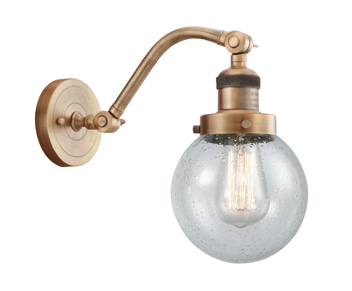 Innovations - 515-1W-BB-G204-6-LED - LED Wall Sconce - Franklin Restoration - Brushed Brass