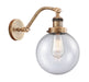Innovations - 515-1W-BB-G204-8-LED - LED Wall Sconce - Franklin Restoration - Brushed Brass