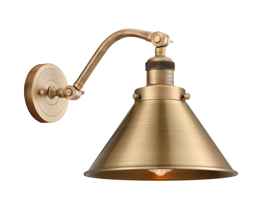 Innovations - 515-1W-BB-M10-BB - One Light Wall Sconce - Franklin Restoration - Brushed Brass