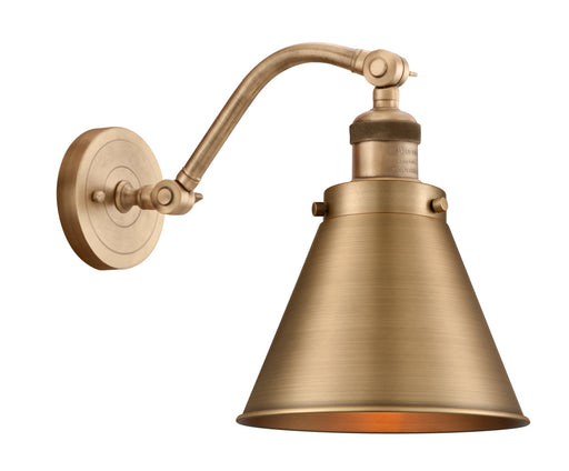 Innovations - 515-1W-BB-M13-BB-LED - LED Wall Sconce - Franklin Restoration - Brushed Brass