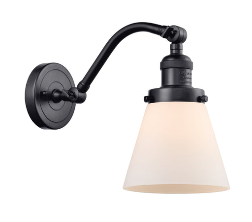 Innovations - 515-1W-BK-G61 - One Light Wall Sconce - Franklin Restoration - Matte Black