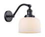 Innovations - 515-1W-BK-G71 - One Light Wall Sconce - Franklin Restoration - Matte Black