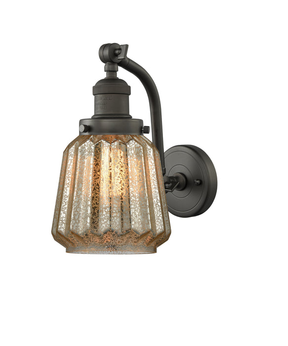 Innovations - 515-1W-OB-G146 - One Light Wall Sconce - Franklin Restoration - Oil Rubbed Bronze