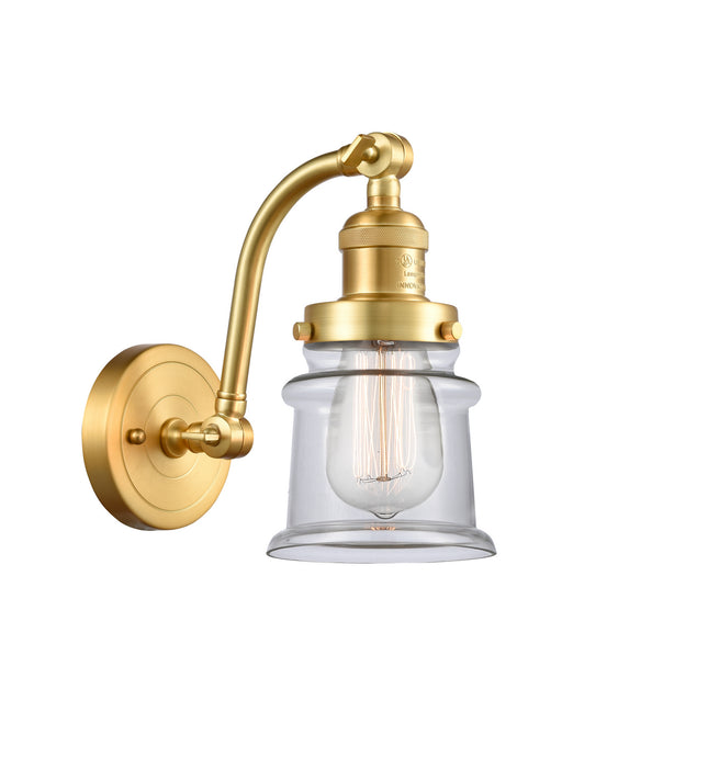 Innovations - 515-1W-SG-G182S - One Light Wall Sconce - Franklin Restoration - Satin Gold