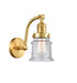 Innovations - 515-1W-SG-G184S - One Light Wall Sconce - Franklin Restoration - Satin Gold