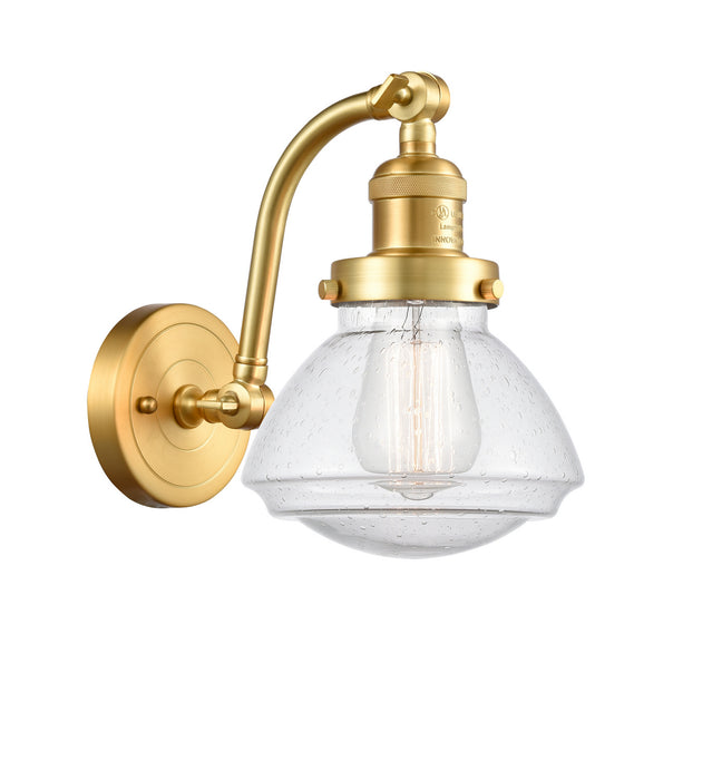 Innovations - 515-1W-SG-G324-LED - LED Wall Sconce - Franklin Restoration - Satin Gold