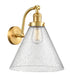 Innovations - 515-1W-SG-G44-L - One Light Wall Sconce - Franklin Restoration - Satin Gold