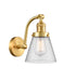 Innovations - 515-1W-SG-G64 - One Light Wall Sconce - Franklin Restoration - Satin Gold