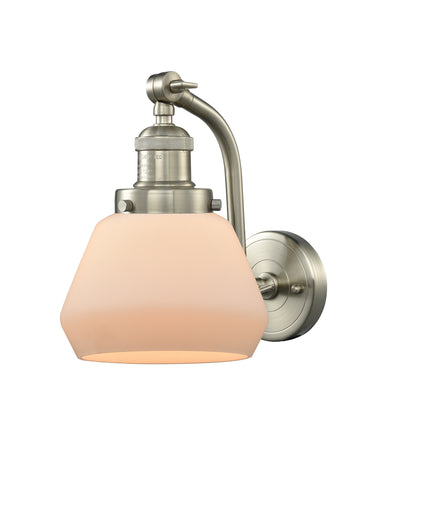 Franklin Restoration One Light Wall Sconce Brushed Satin Nickel