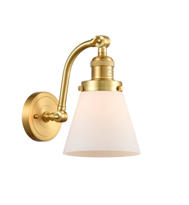 Innovations - 515-1W-SG-G61 - One Light Wall Sconce - Franklin Restoration - Satin Gold