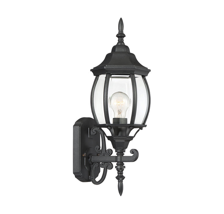 Meridian - M50054BK - One Light Outdoor Wall Sconce - Black