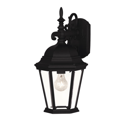 Meridian - M50055BK - One Light Outdoor Wall Sconce - Black