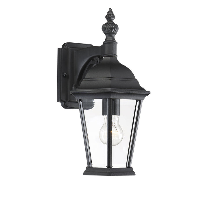 Meridian - M50062BK - One Light Outdoor Wall Sconce - Black