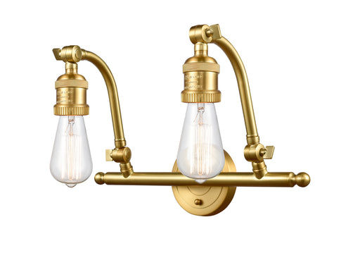 Franklin Restoration Two Light Bath Vanity Satin Gold