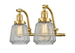 Innovations - 515-2W-SG-G142 - Two Light Bath Vanity - Franklin Restoration - Satin Gold