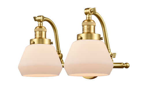 Franklin Restoration Two Light Bath Vanity Satin Gold