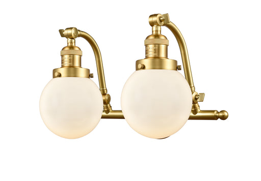 Franklin Restoration Two Light Bath Vanity Satin Gold