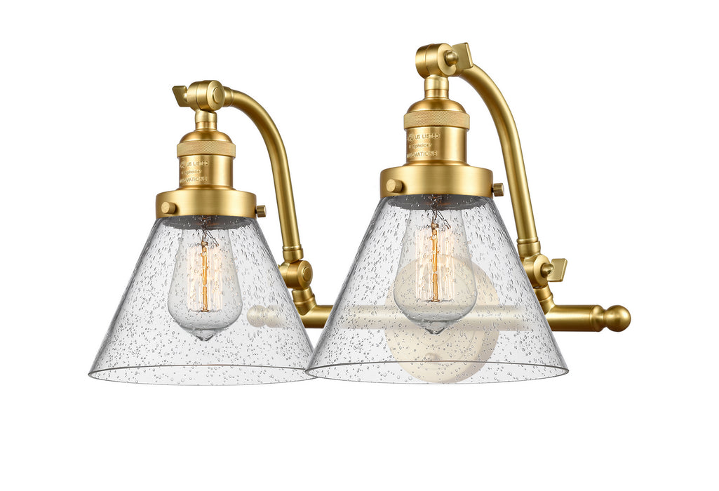 Innovations - 515-2W-SG-G44 - Two Light Bath Vanity - Franklin Restoration - Satin Gold